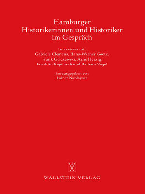 cover image of Hamburger Historikerinnen und Historiker im Gespräch